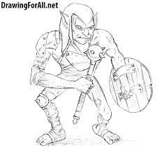 How To Draw A Goblin From D&D