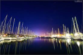 Le Port De Gruissan La Nuit Par Yoann Aude Languedoc Sud France Frankrijk