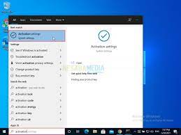 Layar akan beralih menunjukkan menu 'update & security' dan anda dapat memilih 'activation'. Cara Aktivasi Windows 10 Pro Tanpa Software 100 Permanen