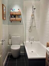 The side can also see the toilet with a white sink. Small Bathroom Ideas That Will Make The Most Of A Tiny Space