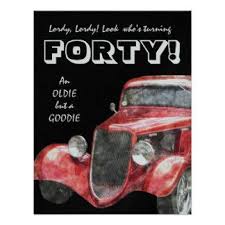 Happy Birthday Images For Him With Cars 40th Birthday Party For Him Classic Car Cars 40th 40th Birthday Parties 50th Birthday Party 40th Birthday Invitations