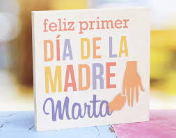 Hermosa reflexión del día de la madre Tabla De Madera Primer Dia De La Madre Regalo Original