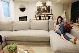 Ainsley Sectional Featured On Chris Loves Julia Interior Define Living Room Remodel Family Friendly Living Room