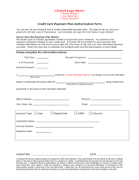 Maybe you would like to learn more about one of these? Credit Card Payment Plan Authorization Form In Word And Pdf Formats