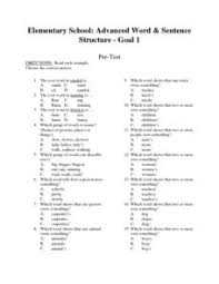 Declarative sentences make a statement and end with a period. Sentence Structure Lesson Plans Worksheets Lesson Planet