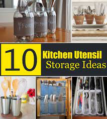 10 Creative Kitchen Utensil Storage Ideas Kitchen Utensil Storage Utensil Storage Kitchen Utensil Organiser