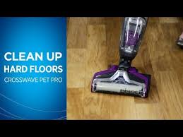 Bissell Crosswave Pet Pro Deluxe Manual How To Clean Hard Floors With Your Crosswave Pet Pro Youtube