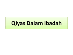 Menganalogikan narkotika, yang pada zaman nabi muhammad tidak ada, dengan. Andalas 12 Aplikasi Qiyas Dalam Ibadah