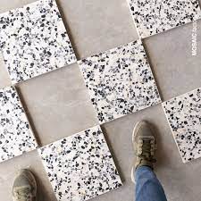 Maybe you would like to learn more about one of these? White Terrazzo Tiles With Black And Grey Marble Chips Mosaic Factory Terrazzo Collection Marble 10 Customise Your Cement Design Terrazzo Marble Floor Design