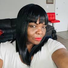 Divorced mom to 2. Black men only. No white men. She likes to cater to her  man.