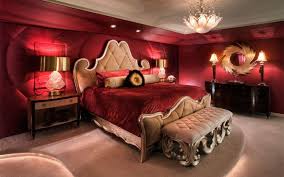 Bedroom Decor Red Bedroom Bench Romance Bedroom With Chandelier Also Fanceiling And Bench Fjb Red Romantic Bedroom Decor Bedroom Red Romantic Bedroom Design