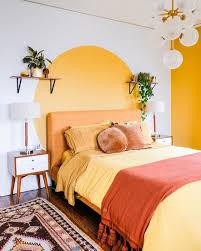 Painted Circle Headboards Erika Carlock Bohemian Lifestyle Blog Boho Bedroom Design Bedroom Colors Boho Bedroom Decor