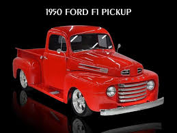 Image result for Vermilion 1950 Ford Truck