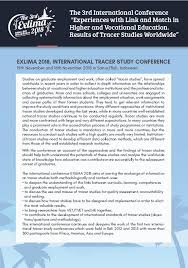 Tracer study includes graduates of all state vet schools who are registered in database of lepl education management information system. Exlima 2018