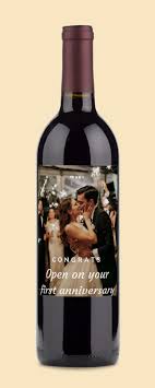 Perfect Wedding Gift Ideas One Year Wedding Anniversary Gift Champagne Gift Gifts For Wine Lovers Custom Wine Gifts