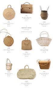 Take your pick from the three sizes on offer, perfect for stylish organisation in any room of the home. Nine Basket Bags Under 80 00 Natalie Catalina Basket Bags Basket Bag Bags
