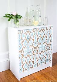 Khanjali Ikat Stencil Stencil Furniture Ikea Diy Ikea Furniture