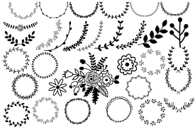 Download Laurel Wreath Svg Floral Frames Svg By Julydigitalimages Thehungryjpeg Com