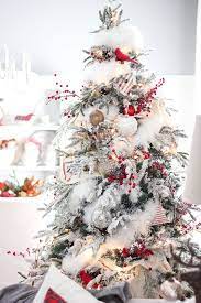 The winter wonderland christmas decorating theme is easy to pull off with a mix of silver, white and pale blue christmas decorations. Christmas Tree Decoration Ideas Snow Inspiration All Things Christmas