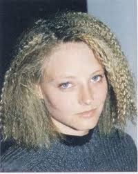 Crimped hair.
