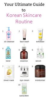 Korean Skincare Routine Korean Skincare Routine Korean 10 Step Skin Care Skin Care