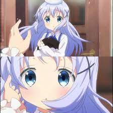 chino rabbithouses 可愛いアニメガール かわいいイラスト アニメ絵