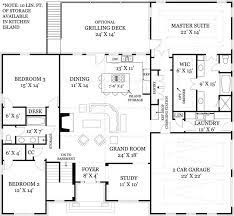 Mystic Lane 1850 3 Bedrooms And 2 5 Baths The House Designers In 2021 Floor Plans Ranch Open Concept Great Room Retirement House Plans