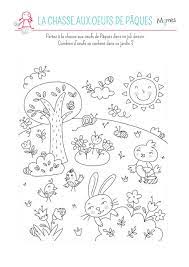 chasse aux oeufs de paques a imprimer coloriage mouton