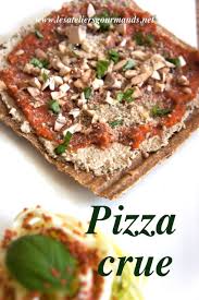 Pizza Crue Raw Food Alimentation Vivante Cuisine Crue Alimentation Vivante Cuisine Vegetarienne