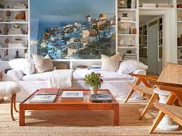 Palecek Rattan High Back Lounge Chairs A Pair In 2020 Elle Decor Home Decor