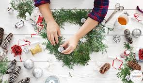 Cara membuat bunga dari tali pita kain untuk hiasan meja tamu | how to make decorative table flowers! Diy Membuat Hiasan Natal Yang Mudah Menarik Dan Hemat