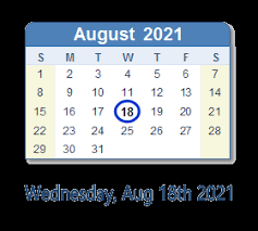 Electricity was restored to most areas within 6 hours. August 18 2021 Calendar With Holidays Count Down Usa