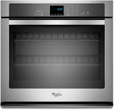 Whirlpool Wos51ec0as 30 Inch Single Electric Wall Oven With 5 0 Cu Ft Capacity Accubake Hidden Bake Element Extra Large Oven Window Steamclean Precise Clean And Star K Certified Sabbath Mode Stainless Steel