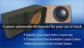 Order a custom subwoofer box blueprint design made specifically for your vehicle. Custom Fit Subwoofer Boxes Enclosures Speakers Trucks Parts And Accessories