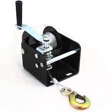 Xtremepowerus 40 1 2000lbs 1ton Capacity Worm Gear Hand Winch Winch Trailer Accessories Car Accessories