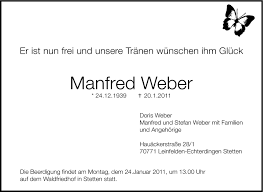 Kommentar zu den kommunikationsfehlern der regierung und zum möglichen verstoß gegen die gute wissenschaftliche. Traueranzeigen Von Manfred Weber Stuttgart Gedenkt De