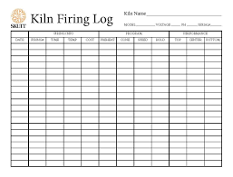 skutt kiln firing log in 2019 ceramic arts daily pottery