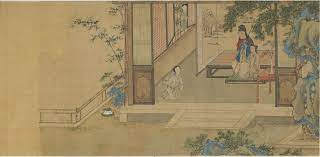 仇英 款 西厢记图册美国弗利尔美术馆藏 潮河边人 潮河边人博客 painting chinese painting art