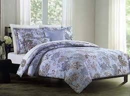 Tahari Home Maison Bedding 3 Piece Full Queen Size Luxury Duvet Comforter Cover Pillowcases Shams Set Jacobean Flora Tahari Home Tahari Bedding Comforter Cover