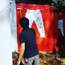 Leo started painting at the age of fifteen. La Pulga Taina Mural Leo Diaz Leo Diaz Art