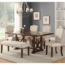 Chevaliers 6 Piece Dining Set Traditional Dining Rooms Dining Chairs Cream Dining Room