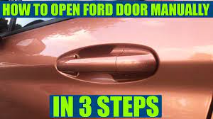 Not only is it irritating and inconvenient, but you automatically begin to calculate. How To Open Ford Door Manually If The Car Battery Or Remote Is Dead