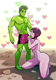 Rule34 - If it exists, there is porn of it  beast boy, garfield logan,  rachel roth, raven (dc)  8089288