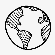 Vector Hand Drawn Black And White Earth Vector Earth Hand Painted Earth Hand Drawn Vector Png And Vector With Transparent Background For Free Download How To Draw Hands Earth Drawings Black