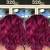 Shoulder Length Short Magenta Hair