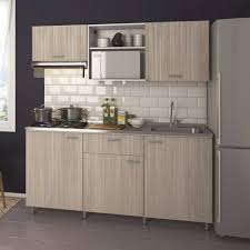 En cocinas integrales, el precio varía dependiendo si toda va de color o sólo el frente en color y el fondo en blanco (es más barato con fondo blanco). Cocinas Integrales Montana 1 80m Socoda Mobile