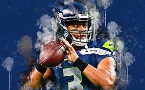 Download Wallpapers Russell Wilson Nfl 4k Seattle Seahawks Creative Portrait Grunge Style Creative Paint Art Quarterback American Football Usa Nationa Seahawks Russell Wilson Seattle Seahawks