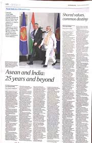 Pm modi attends the asean summit in myanmar on november 12. India In Singapore On Twitter Oped By Hon Prime Minister Shri Narendra Modi Shared Values Common Destiny Carried By Straits Times Stcom Https T Co Ohrc68at3i Straits Times Carried Articles By Prime Ministers Of