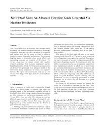 Pdf 2006 The Virtual Flute An Advanced Fingering Guide