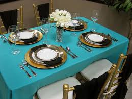 Set a timeless table that only looks expensive 14 photos. Turquoise And Gold Table Decor Novocom Top